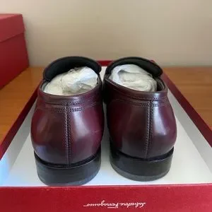 Shoes | Salvatore Ferragamo Mahogany Calf Slipon Shoes 